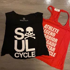 2 Soulcycle tank tops